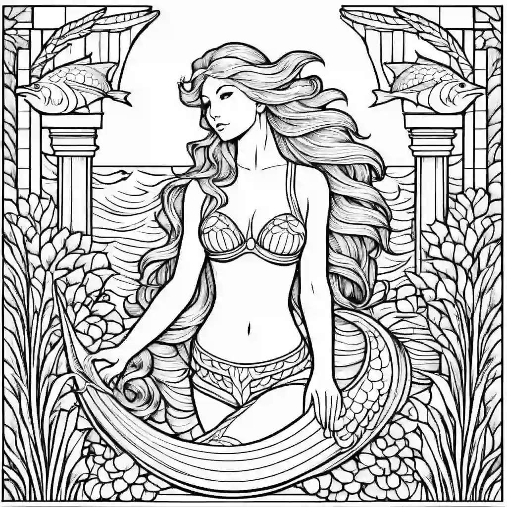 Sirens coloring pages
